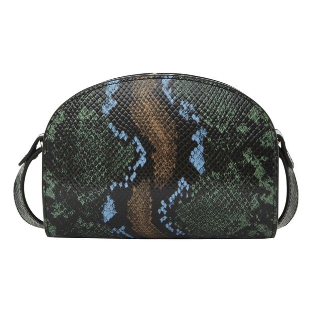Sac Demi Lune Cuir Façon Python-product