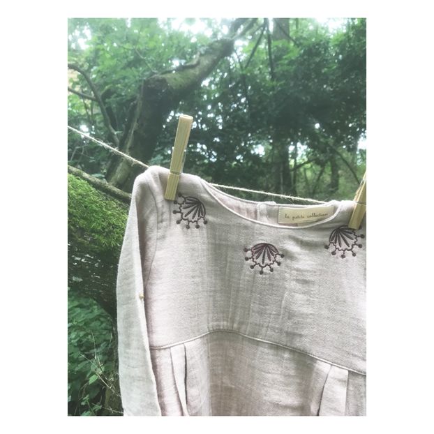 Robe Gaze de Coton Brodée-product