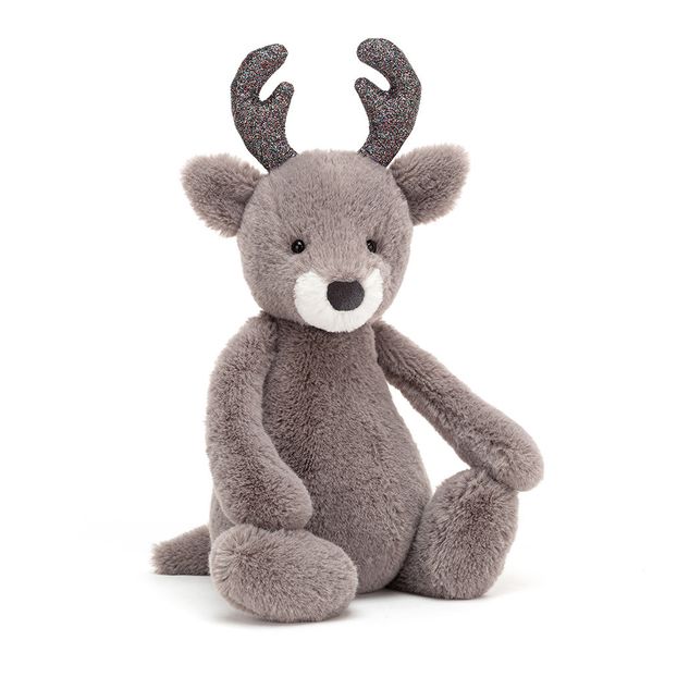 Glittering Stuffed Reindeer Toy-product