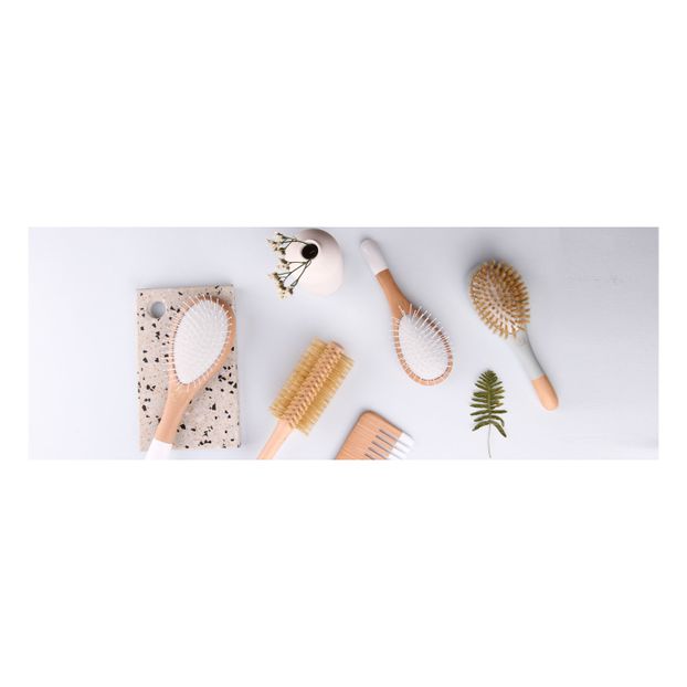 Brosse ronde en poils de sanglier-product