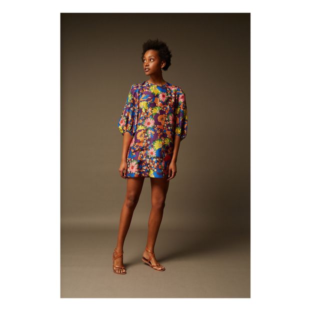 Robe Leopoldine Soie-product