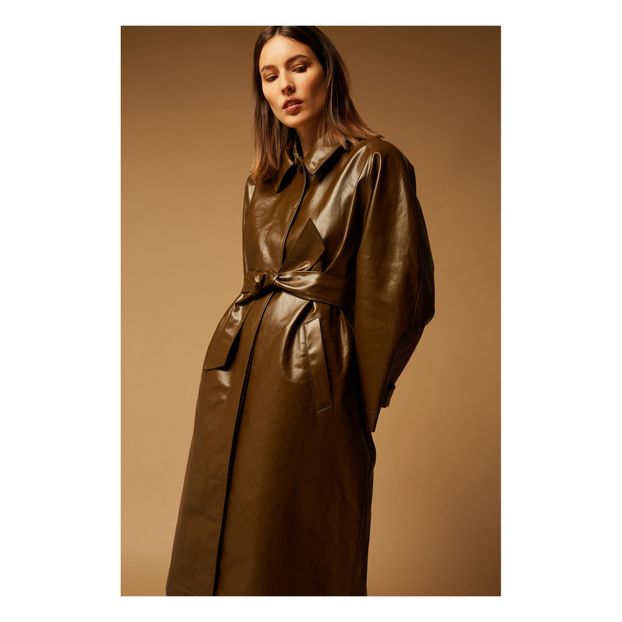 Trench Laurent Gabardine de Coton Enduite-product