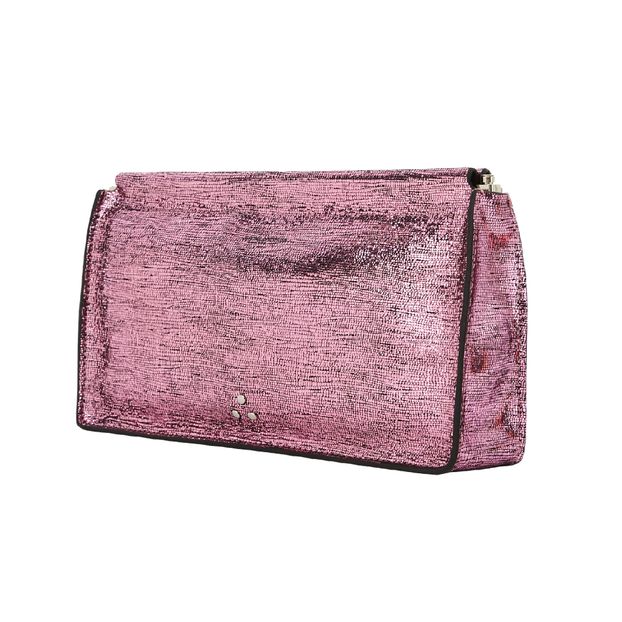 Pochette Clic Clac L Chèvre Lamé-product