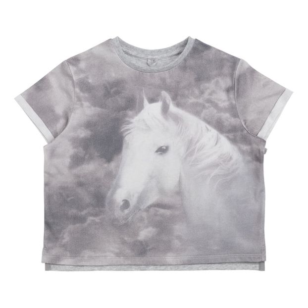 T-shirt Cheval Coton Bio Cropped-product