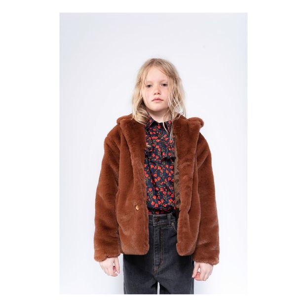 Manteau Façon Fourrure Boxy-product