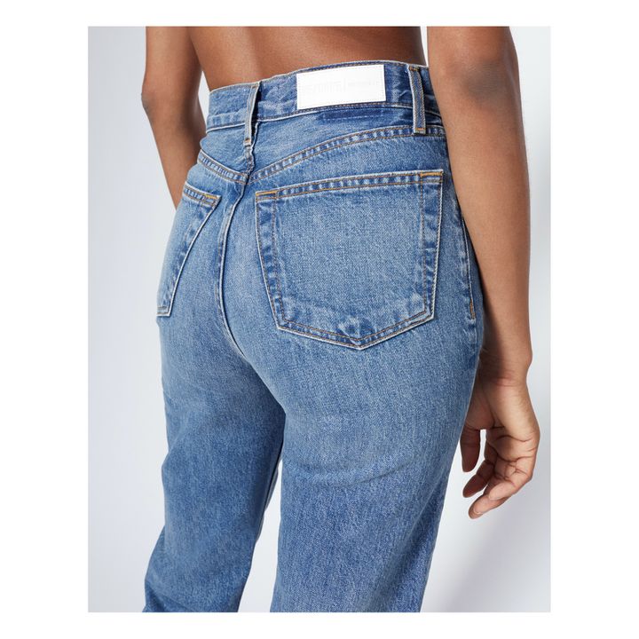 Stove Pipe High-waisted Jeans | Medium Vain- Product image n°6