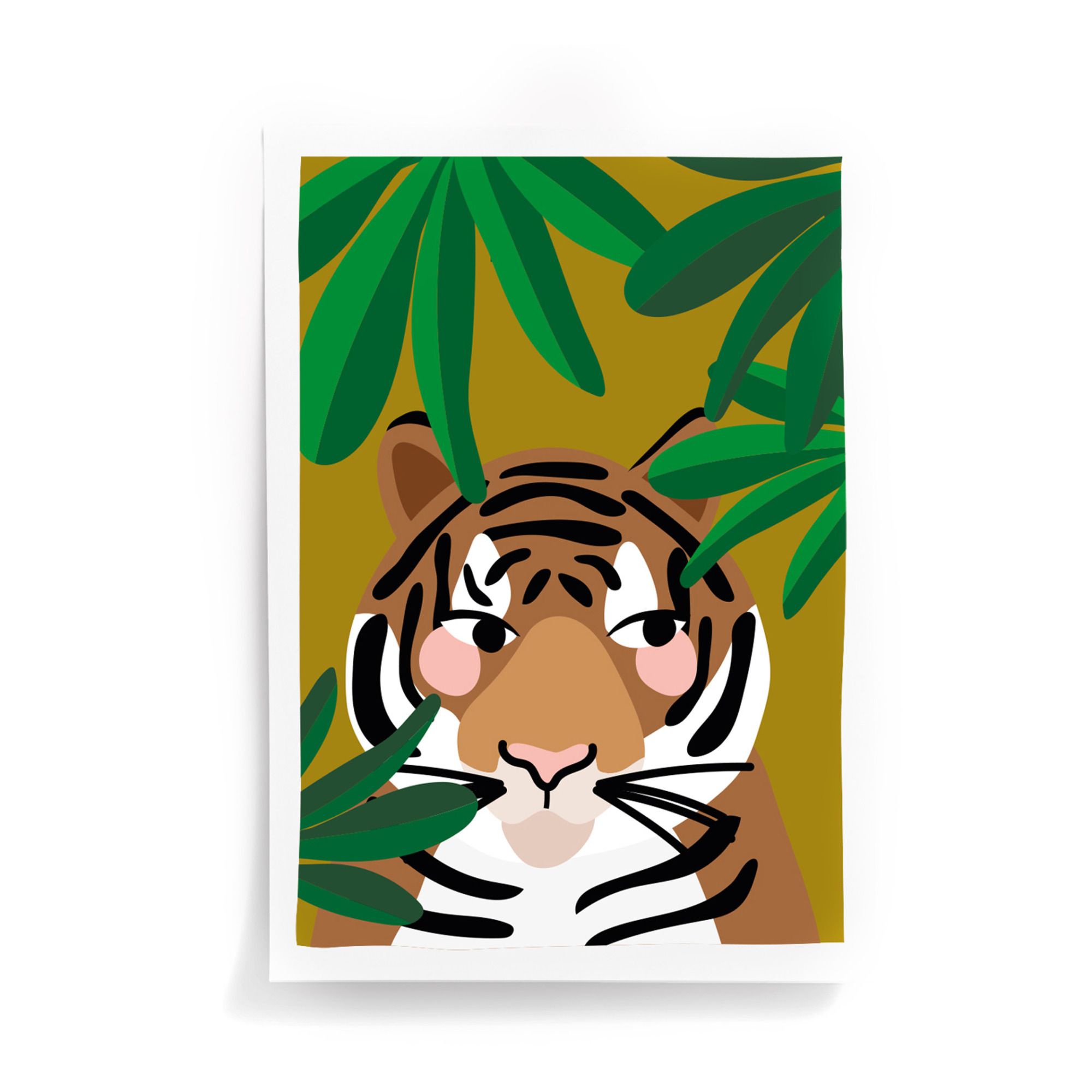 Affiche Tiger A3 Orange- Image produit n°0
