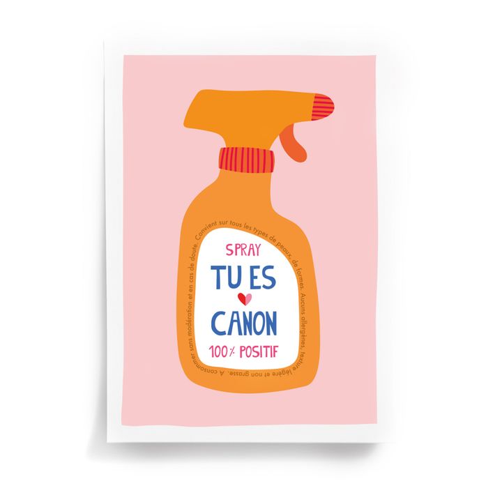Poster Tu Es Canon A5 | Orange- Produktbild Nr. 0