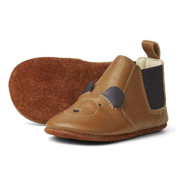 Chaussons Edith Panda 100% Cuir-product