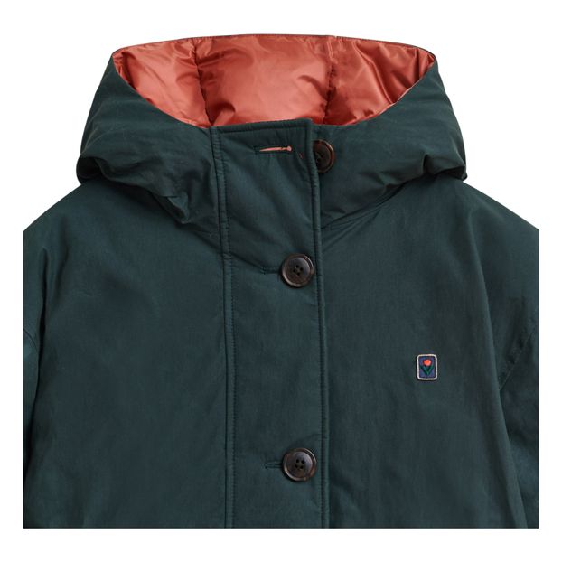 Hexagon Hooded Down Jacket-product