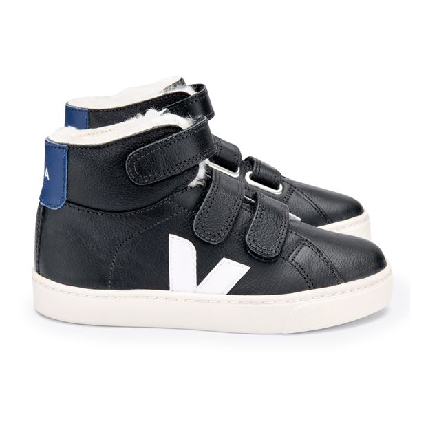 Baskets Scratchs Cuir Fourrées Esplar Mid-product