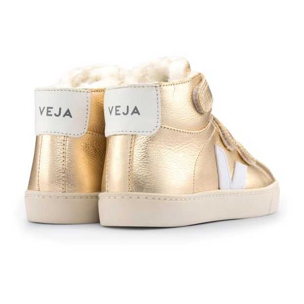 Baskets Scratchs Cuir Fourrées Esplar Mid-product