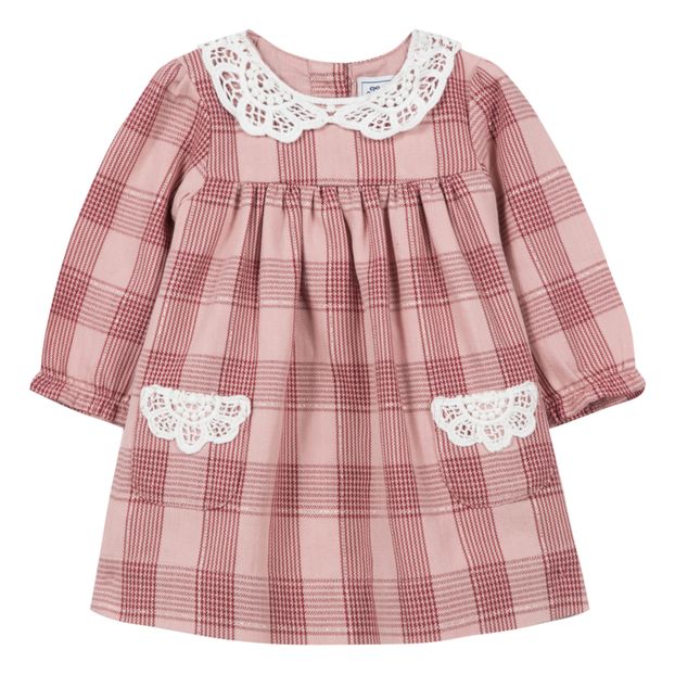 Robe Carreaux Broderies-product