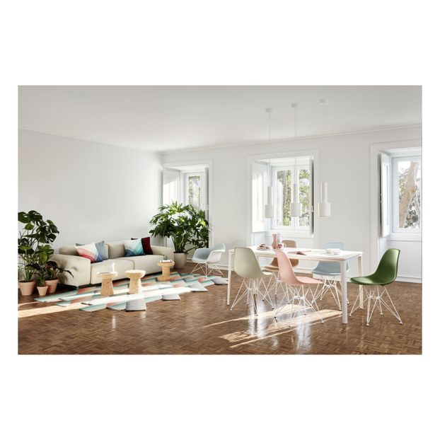 Chaise DSR - piètement blanc epoxy - Charles & Ray Eames-product