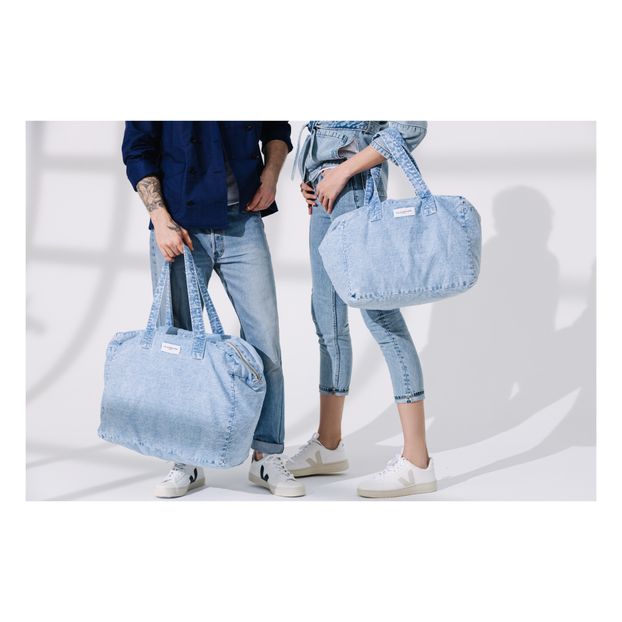 Sac 24H Sauval en denim upcyclé - Rive Droite x Smallable-product