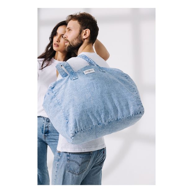 Sac 48H Elzevir en denim upcyclé - Rive Droite x Smallable-product