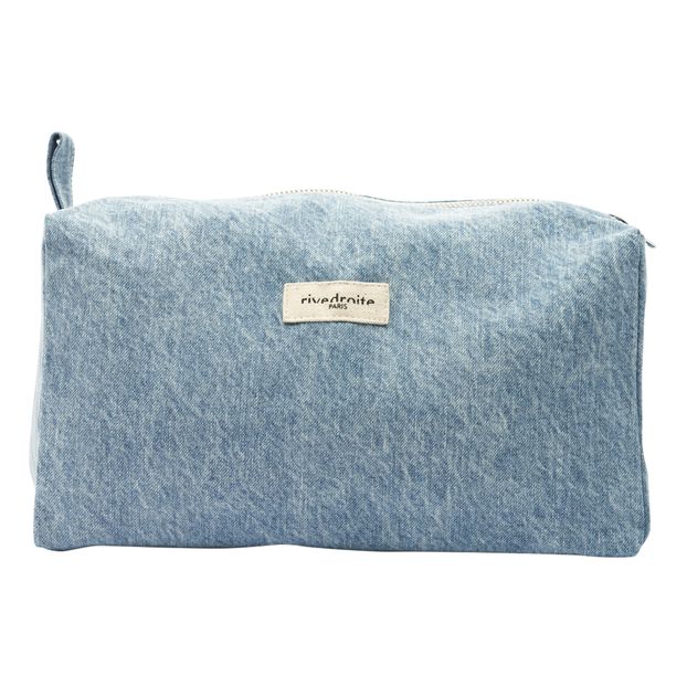 Trousse de toilette Alma en denim upcyclé - Rive Droite x Smallable-product