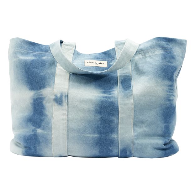 Cabas Marcel en denim upcyclé - Rive Droite x Smallable-product