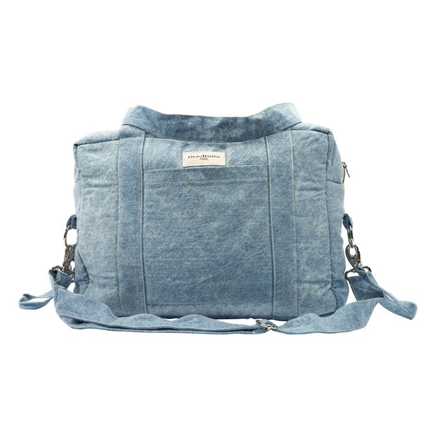 Sac à langer Darcy en denim upcyclé - Rive Droite x Smallable-product