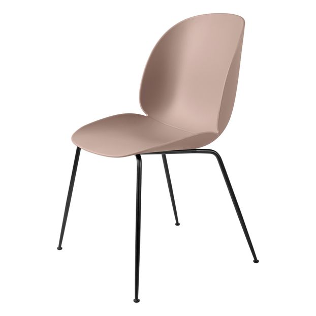Chaise Beetle non rembourée, piètement noir - GamFratesi-product