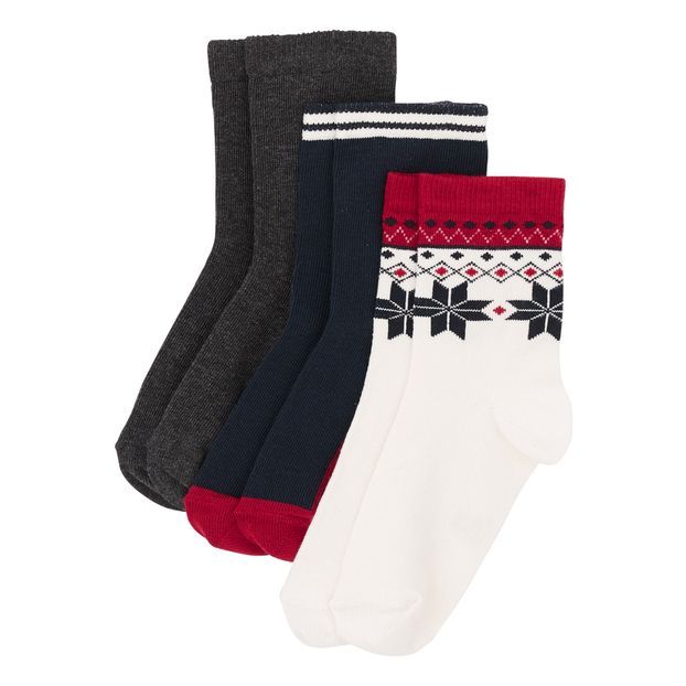 Lot de 3 Chaussettes Rayures-product