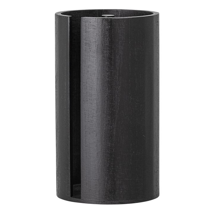 Porte essuie-tout en bois | Noir- Image produit n°0