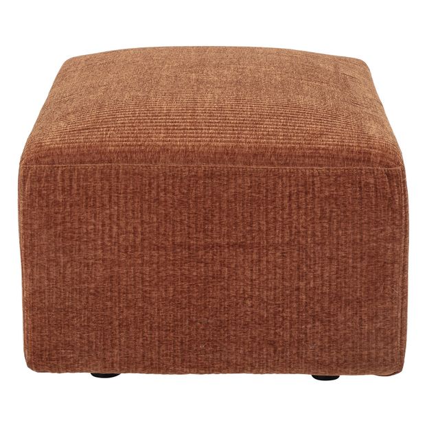 Pouf Petra en velours côtelé-product