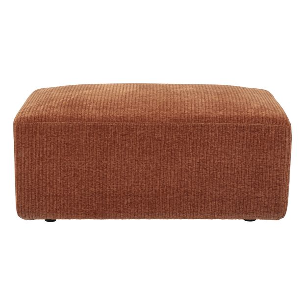 Pouf Petra en velours côtelé-product