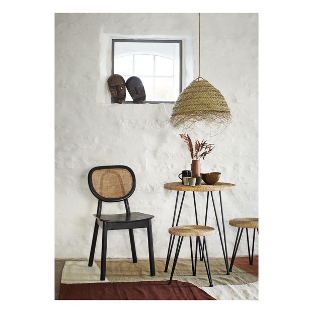 Table d'appoint avec tabourets en raphia-product