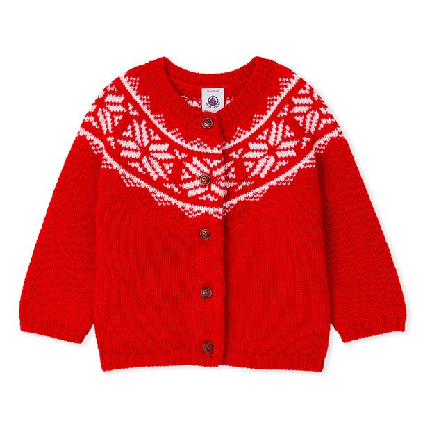 Cardigan Leather Laine-product