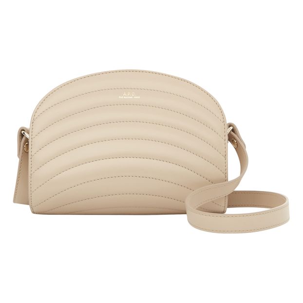 Sac Demi Lune Mini Cuir Matelassé-product