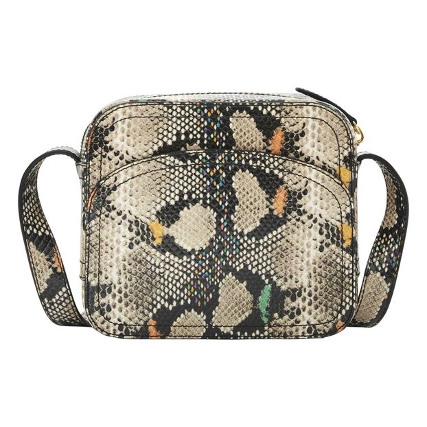 Sac Louisette Cuir Façon Python-product