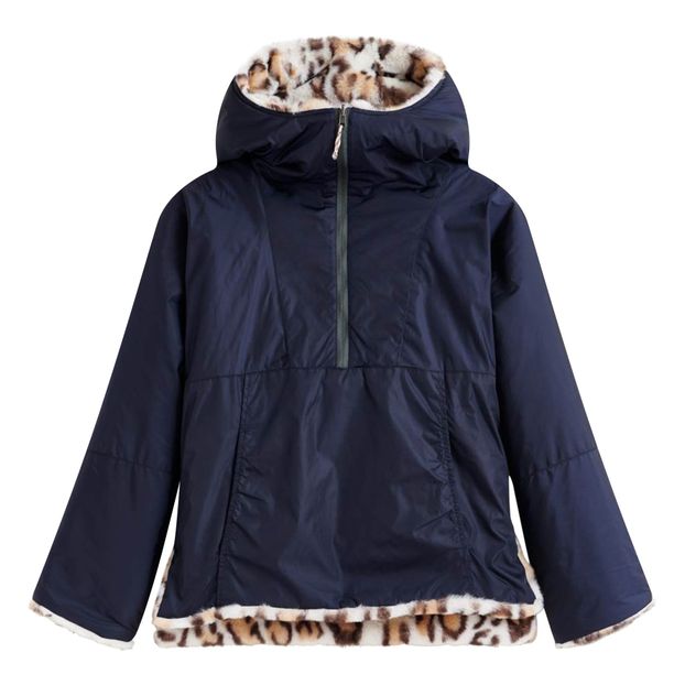 Reversible Hooded Fur Jacket-product