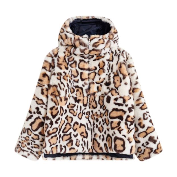Reversible Hooded Fur Jacket-product