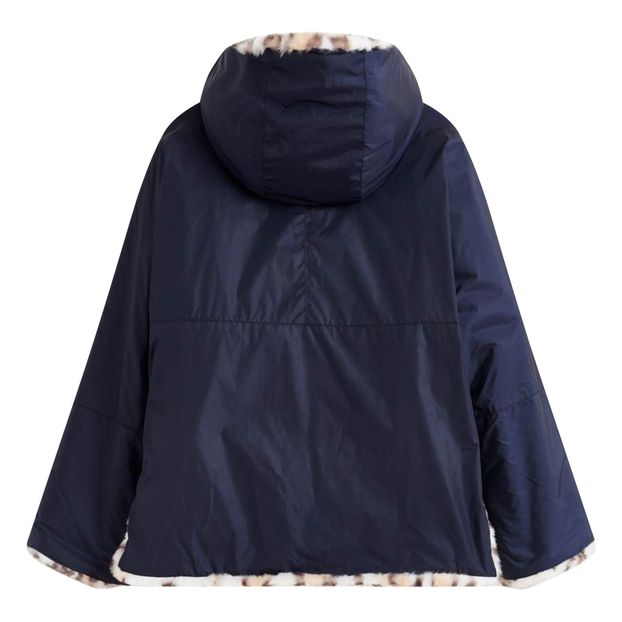 Reversible Hooded Fur Jacket-product