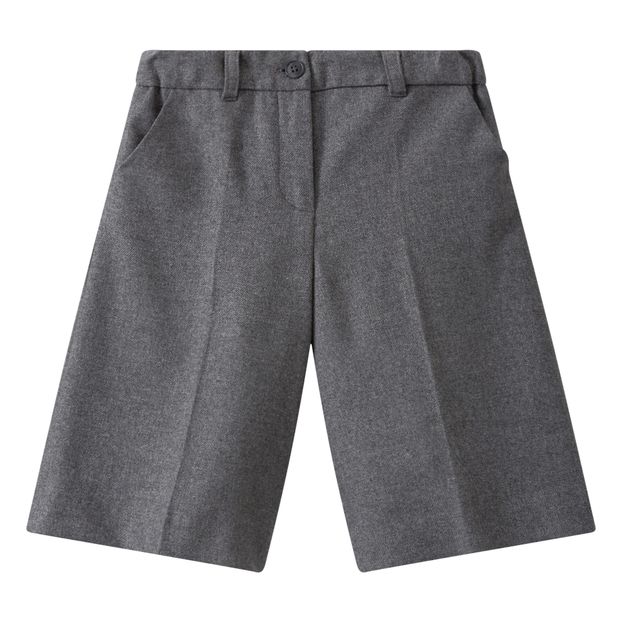 Priscile Flannel Bermuda Shorts-product