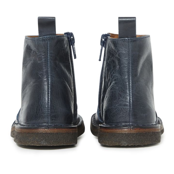 Zip-up Boots | Navy blue- Product image n°4