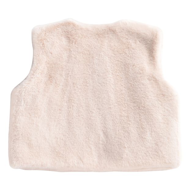 Gilet reversibile in stile pelliccia Bianca-product