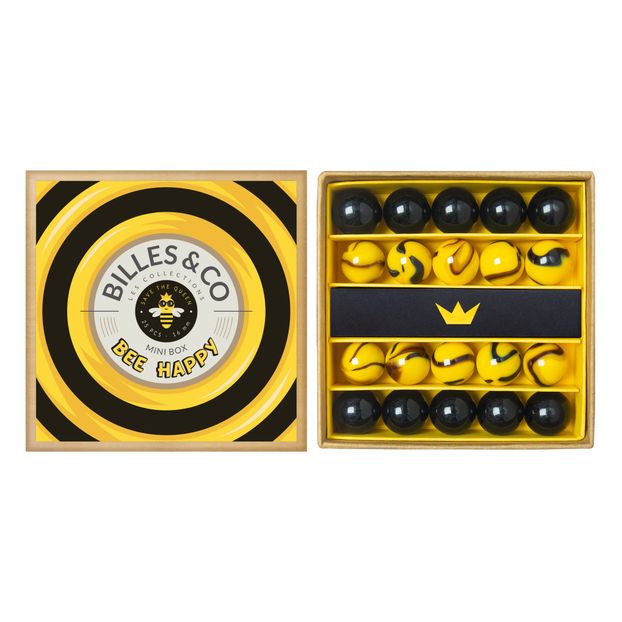 Box of 25 Bee Happy Marbles-product