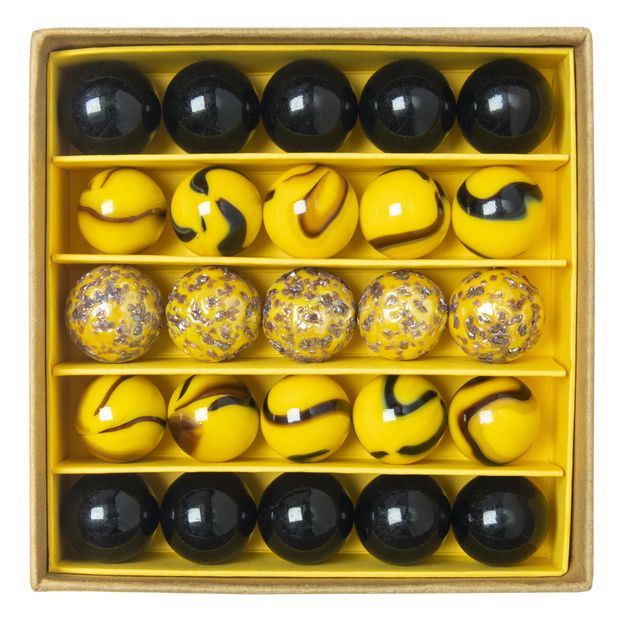 Box of 25 Bee Happy Marbles-product