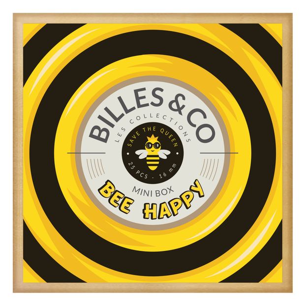 Box of 25 Bee Happy Marbles-product