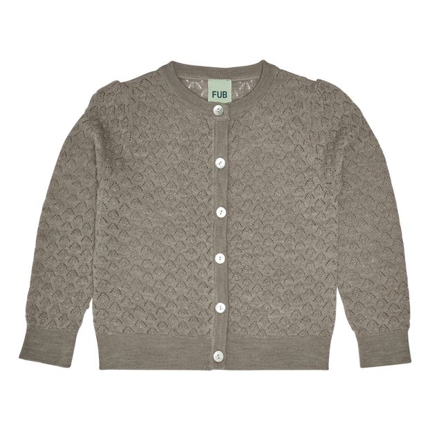 Cardigan Ajouré Laine Extra Fine Pointelle-product