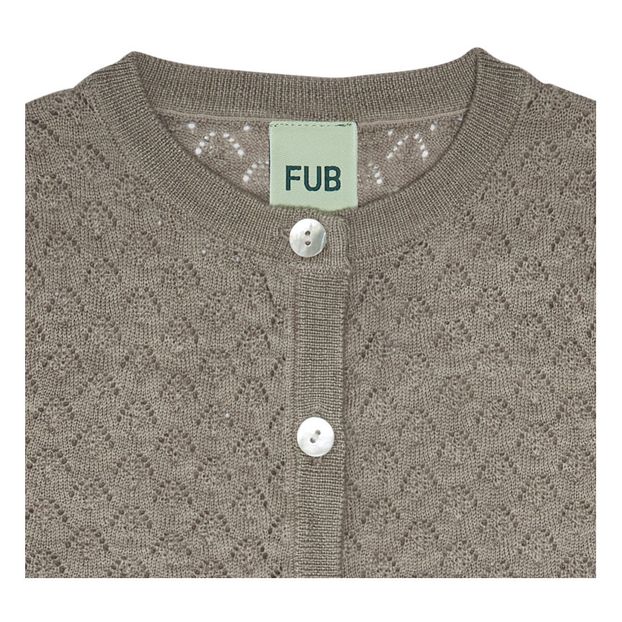 Cardigan Ajouré Laine Extra Fine Pointelle-product