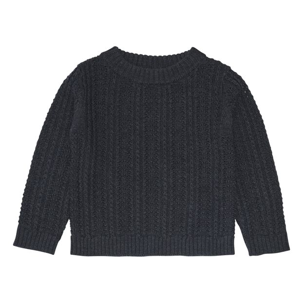 Jersey calado de lana con encaje-product