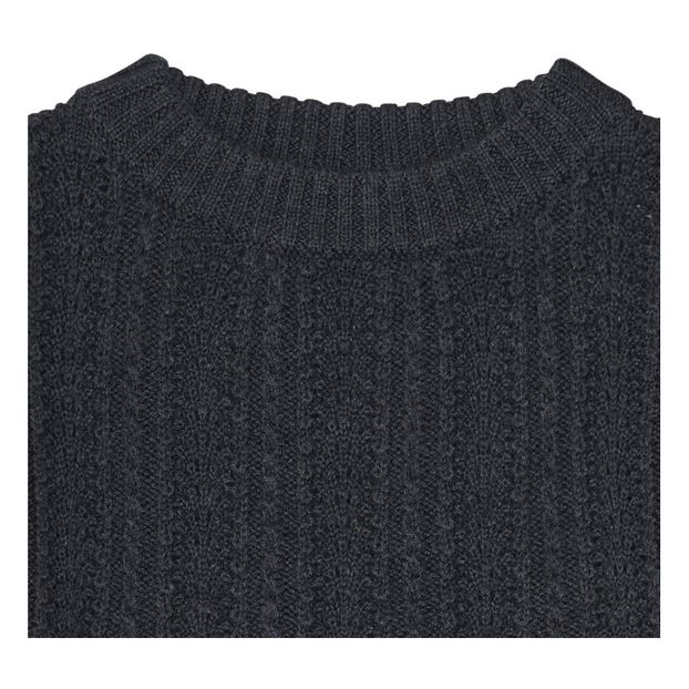 Jersey calado de lana con encaje-product