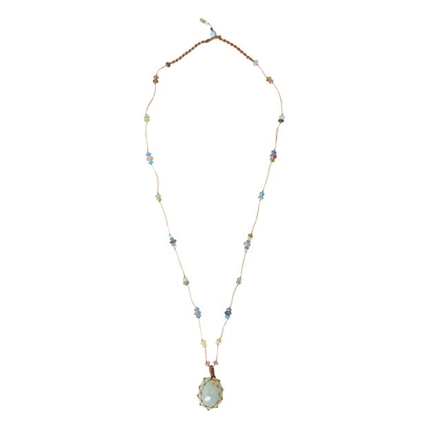 Collier Tibetan Court Aquamarine-product