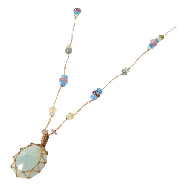 Collier Tibetan Court Aquamarine-product