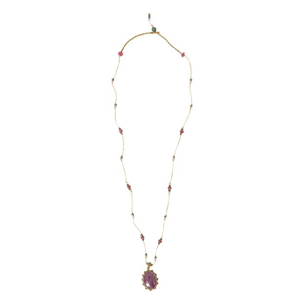 Collier Tibetan Court Corundum-product