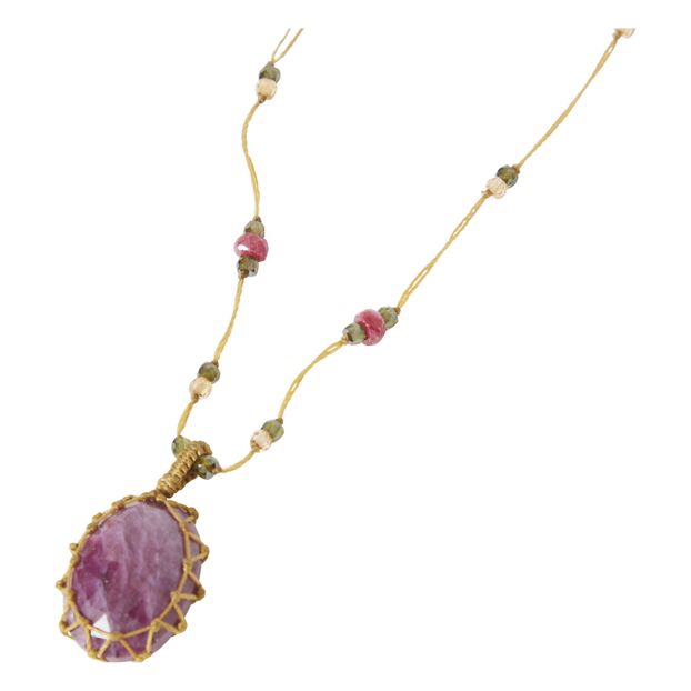 Collier Tibetan Court Corundum-product