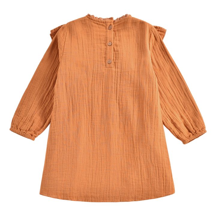 Robe Coton Bio Akuti | Ocre- Image produit n°6